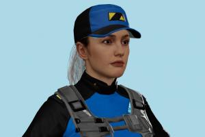 DBH North Detroit, DBH, Become-Human, female, girl, woman, people, xna, characters, animated